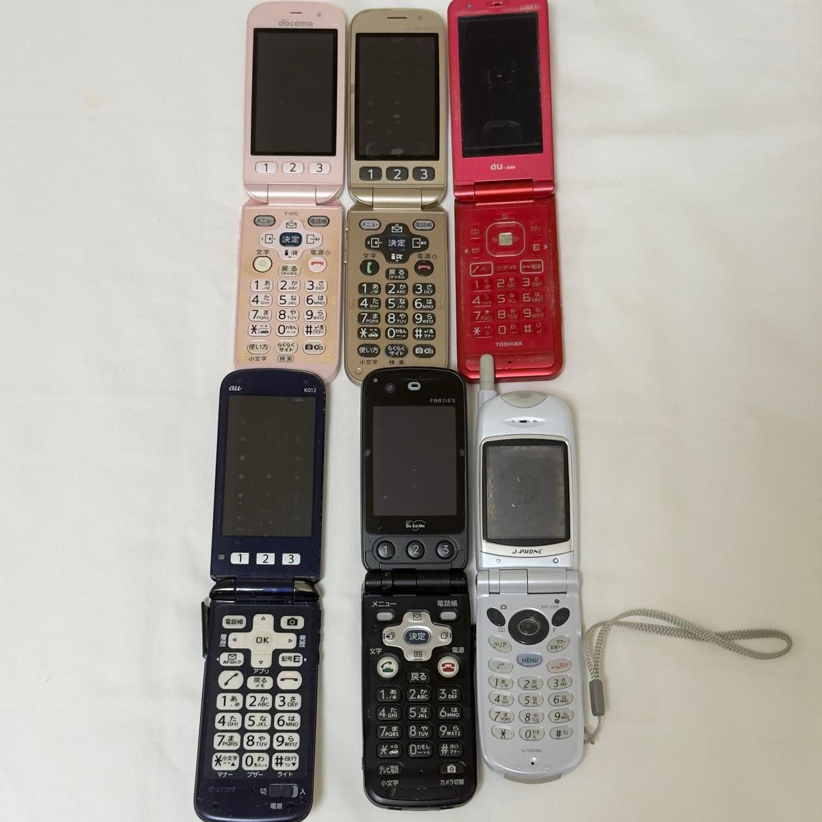 au J-PHONE ガラケー 6台まとめ売り ジャンク品 携帯電話｜Yahoo