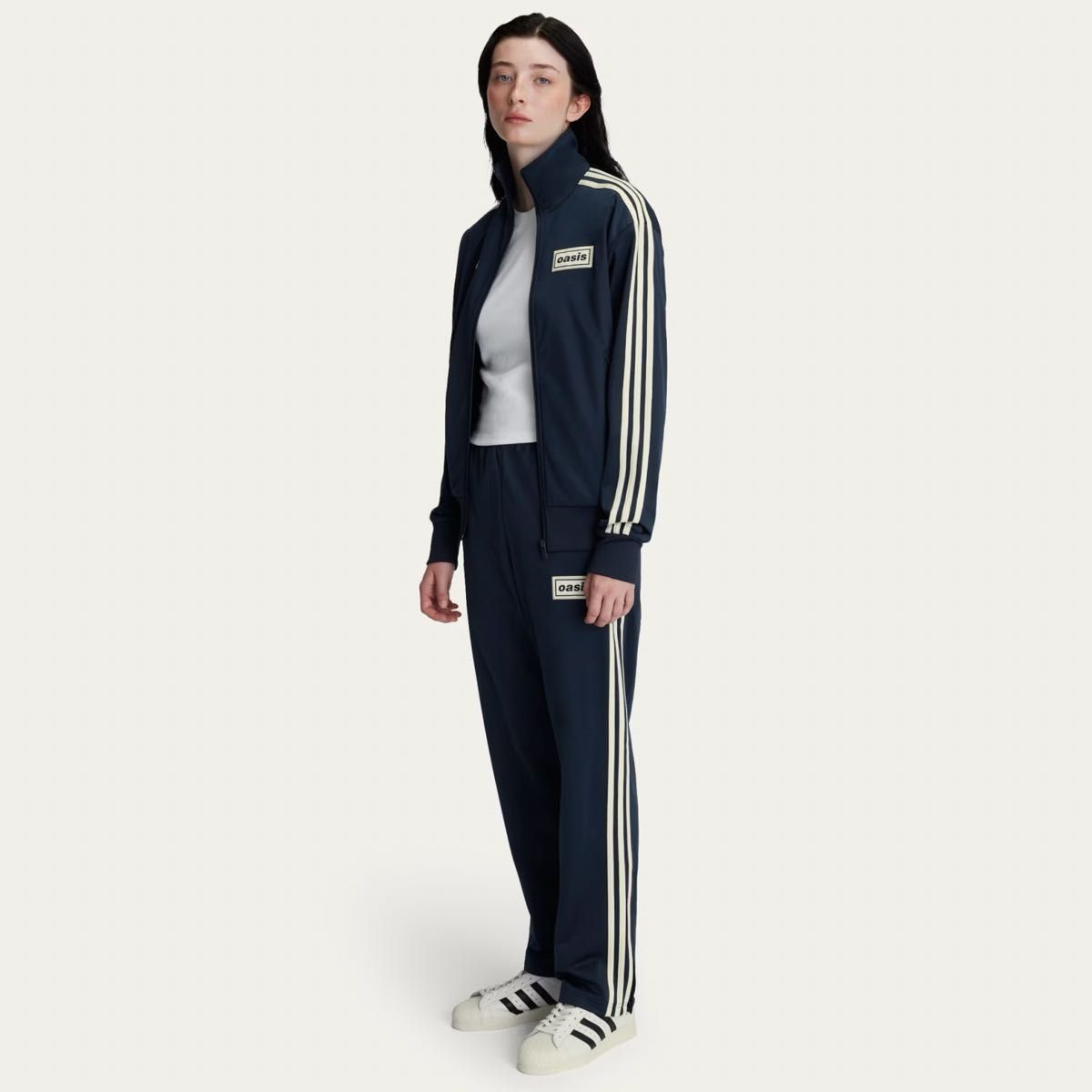 新品XL紺adidas Originals×Oasisツアー ファイヤーバード トラック
