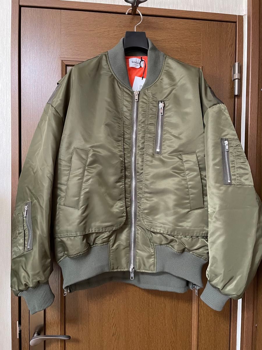 未使用 SeeSew OVERSPEC MA-1 JACKET/オーバースペックMA-1 Mサイズ