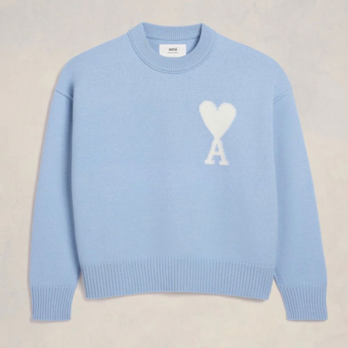 AMI PARIS アミパリス セーター ニット ブルー 水色｜Yahoo!フリマ（旧