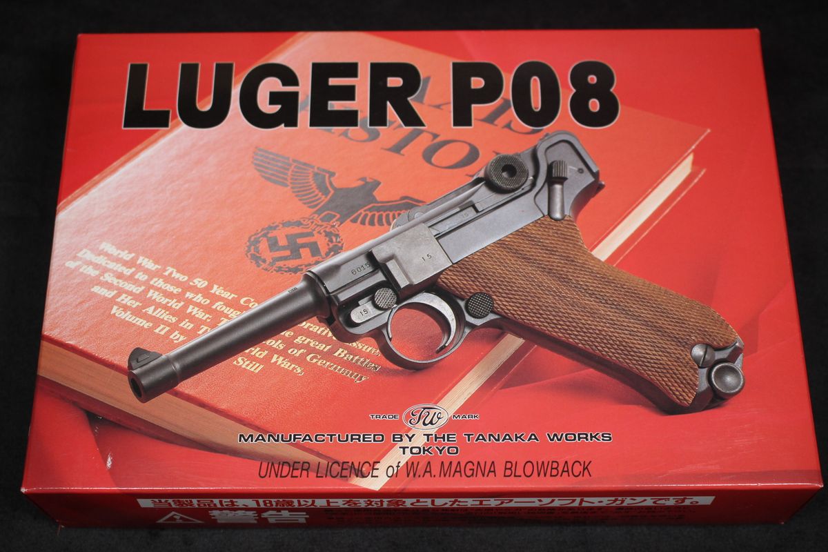タナカワークス LUGER ルガー P08 HW 4インチ マグナブローバック ガス