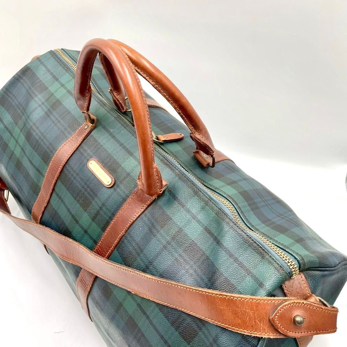 RALPH LAUREN ラルフローレン 2way ボストンバッグ チェック柄