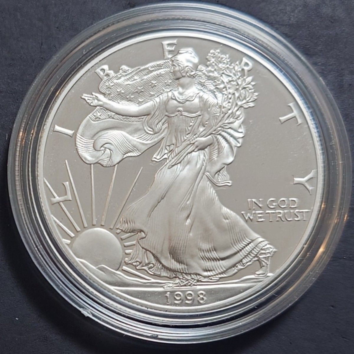 1998年 アメリカ銀貨 1オンス シルバーイーグル silver999 純銀