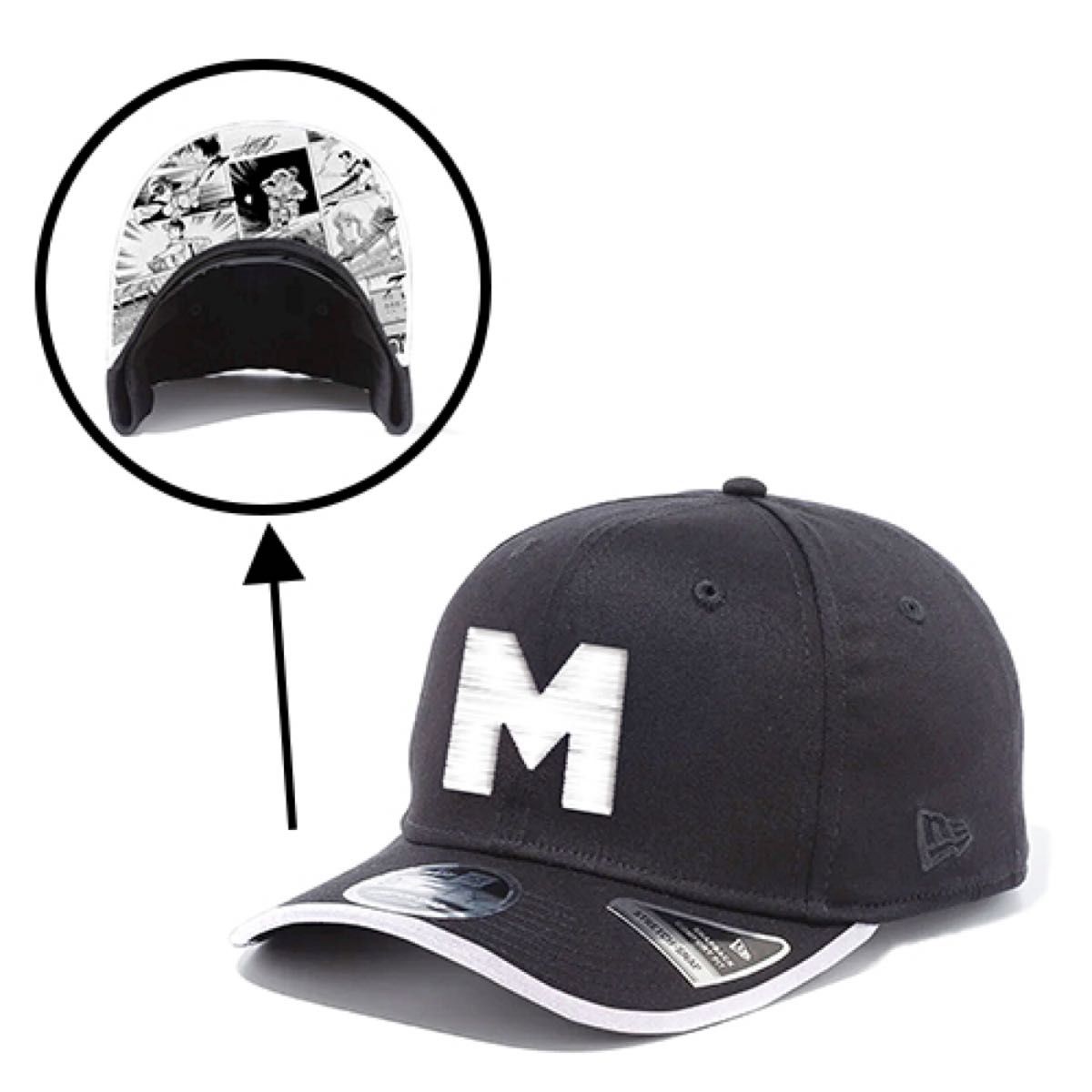 NEW ERA ニューエラ あだち充展 タッチ コラボ キャップ あだち充展 55