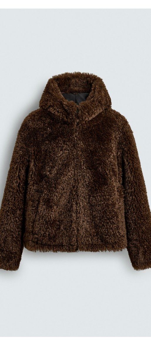 ZARA フェイクファーフード付きジャケット｜Yahoo!フリマ（旧PayPay