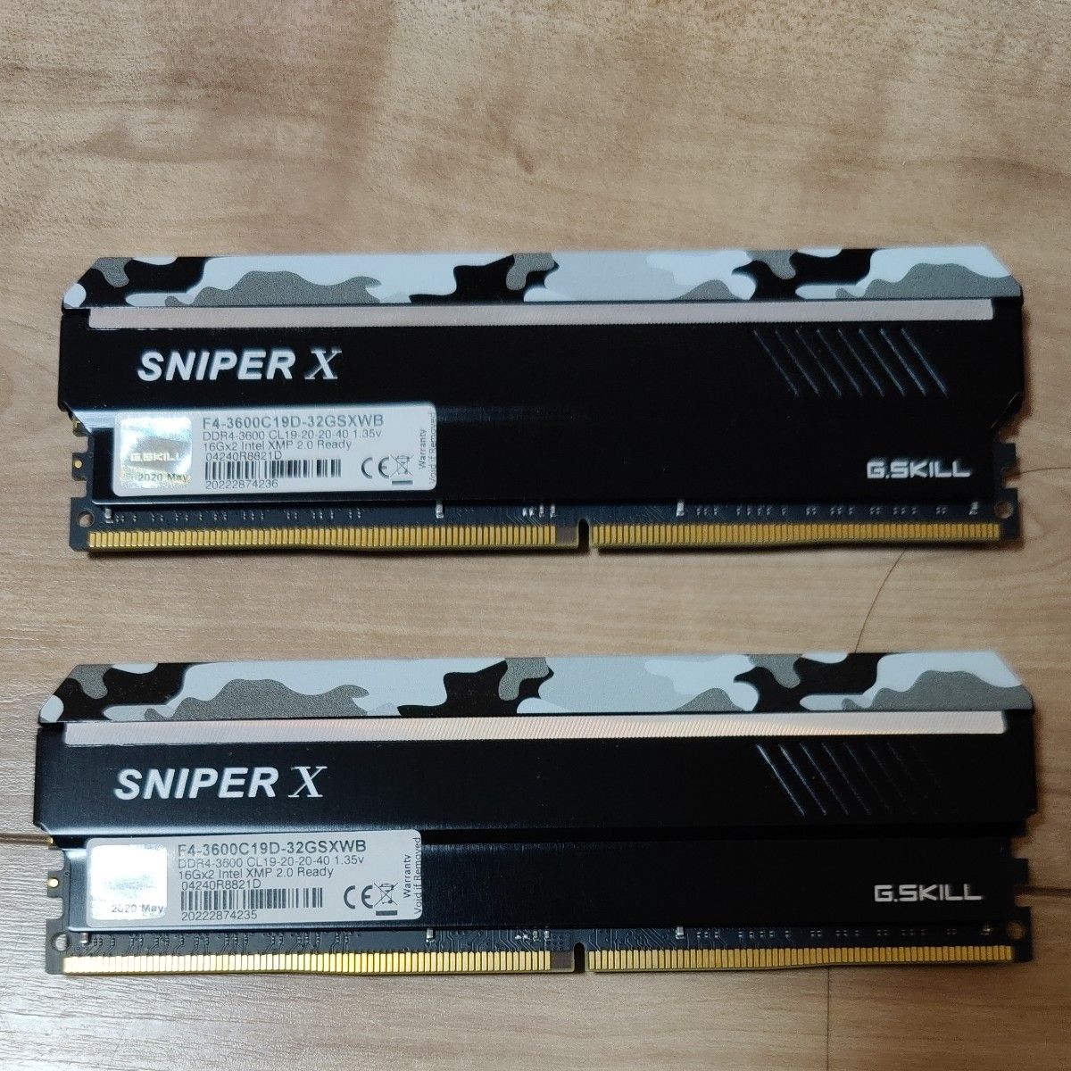 G SKILL SNIPER X DDR4-3600 32GB (16GB×2) メモリ｜Yahoo!フリマ（旧