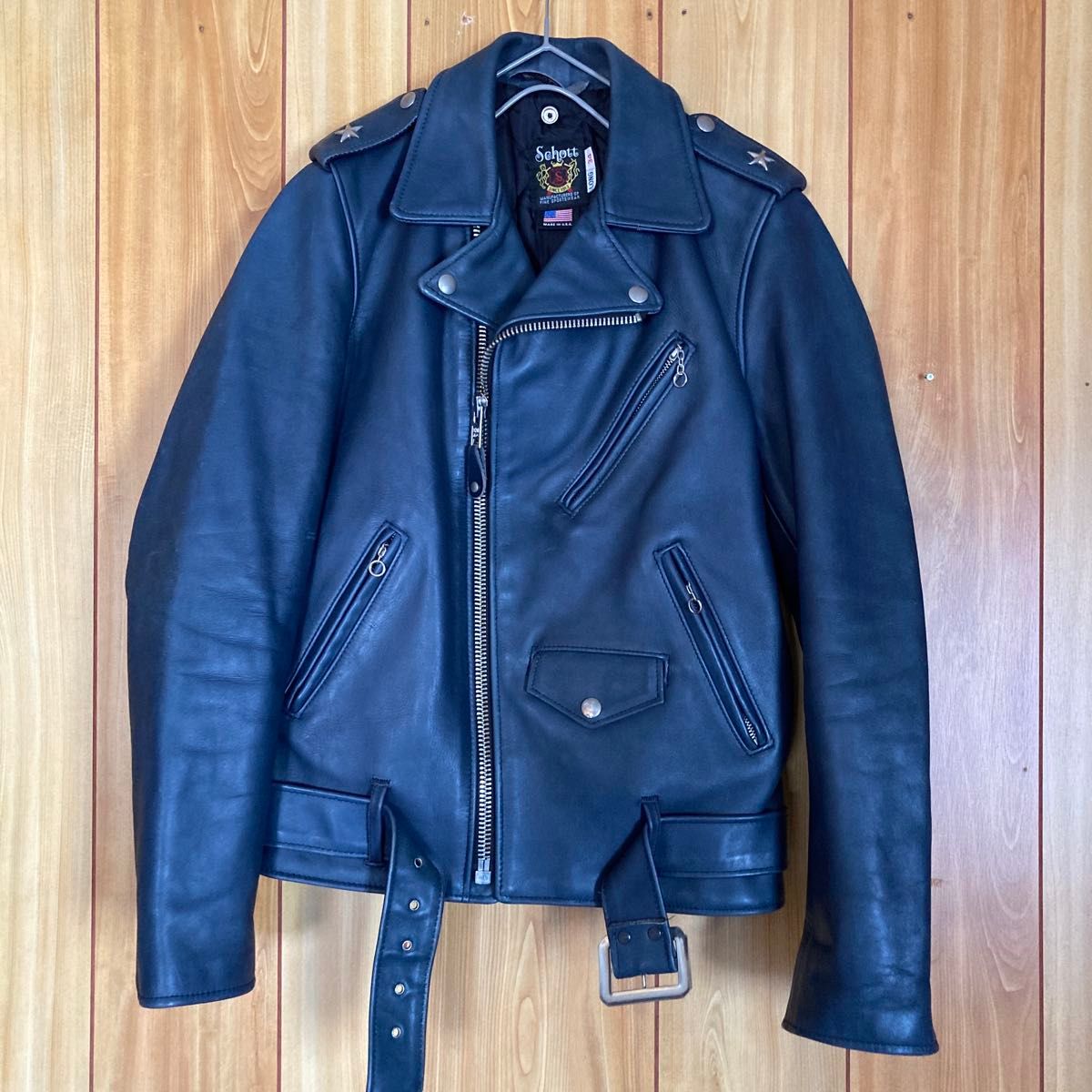 schott ショット ワンスター ダブルライダースジャケット レザー