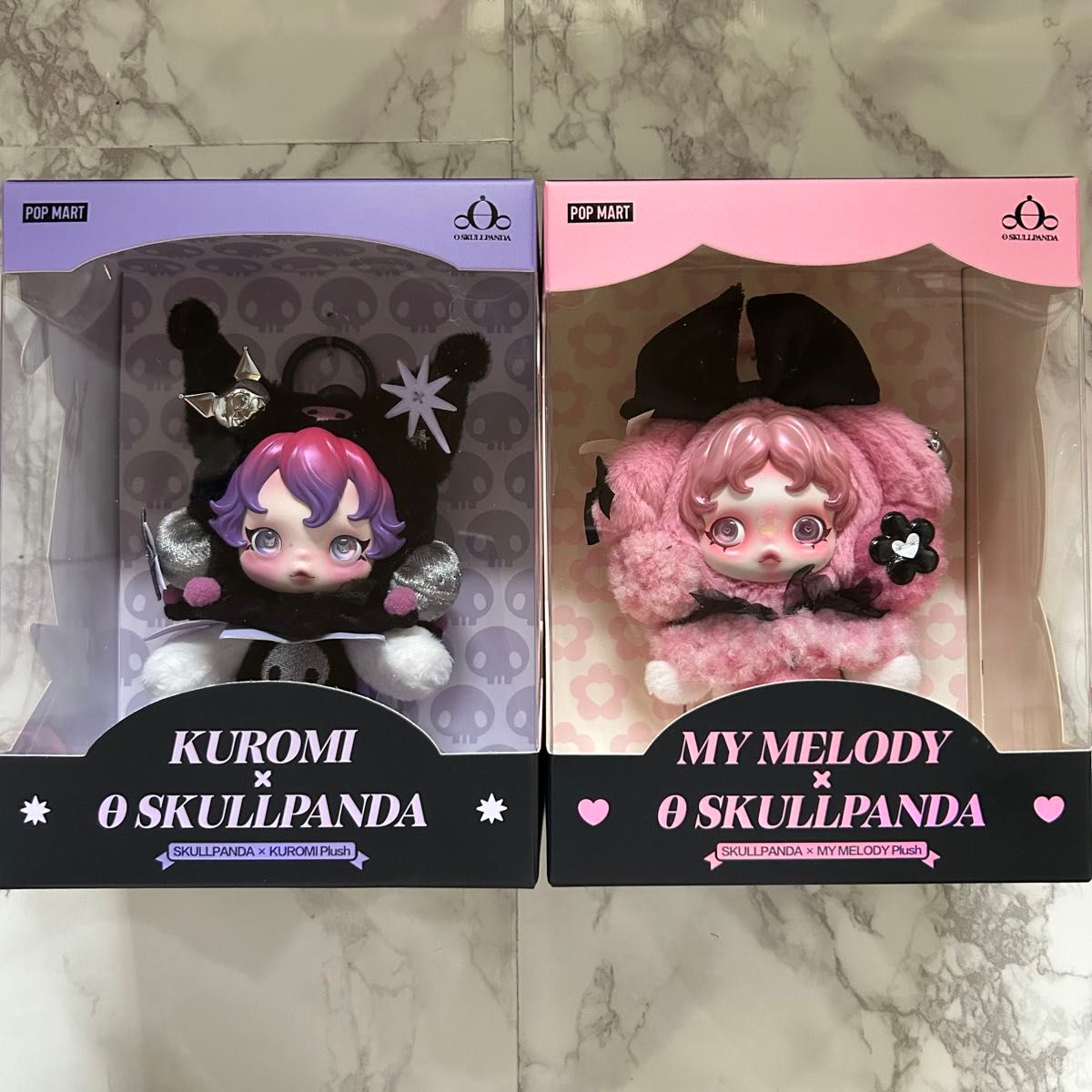 スカルパンダ メロクロ セット ポップマート SKULLPANDA ぬいぐるみ