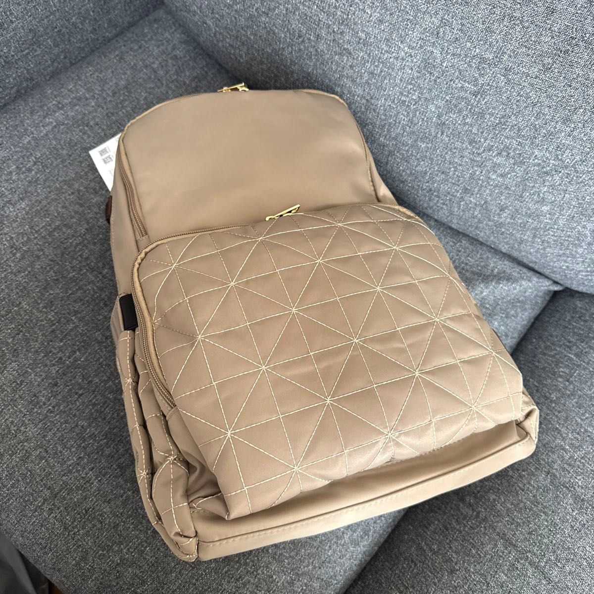 新品】しまむら×MUMU キルティングマザーズバッグ 多機能リュック
