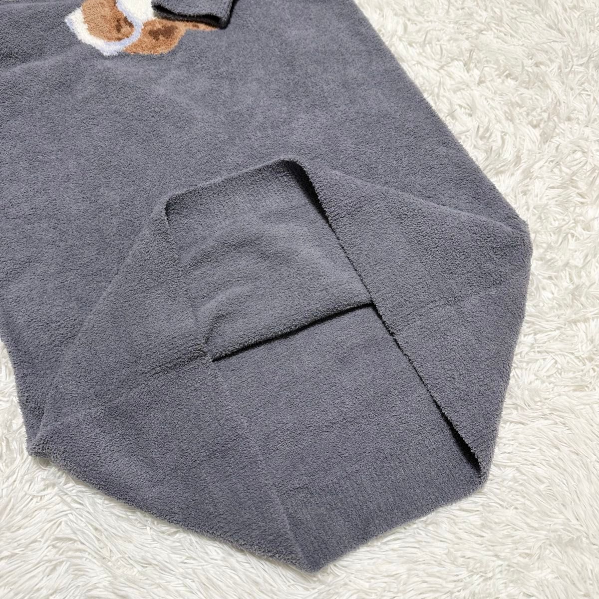 新品タグ付 ジェラートピケ gelato pique GOOD NIGHT BEAR ジャガード