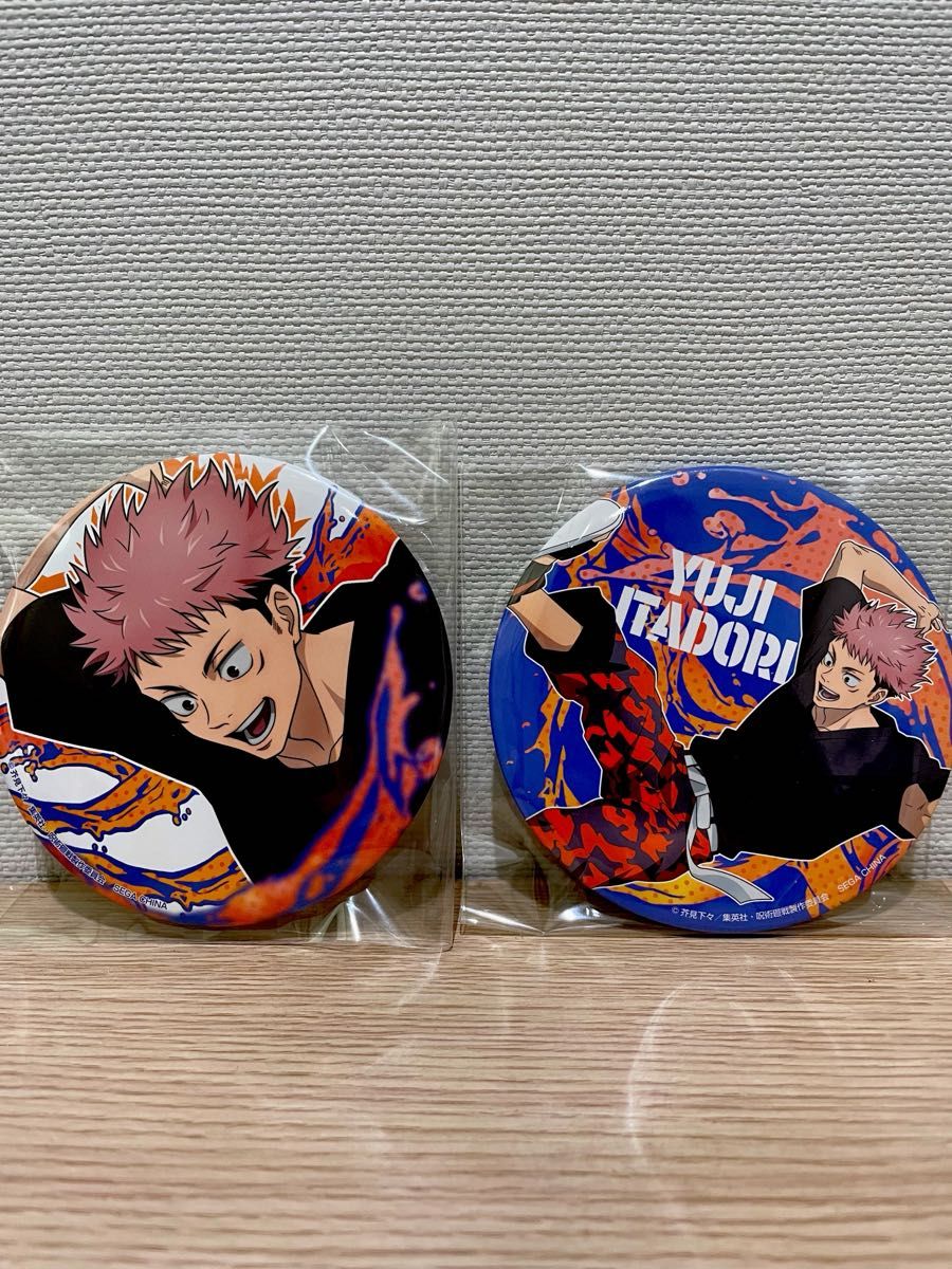 呪術廻戦 SPLASH BATTLE K賞 缶バッジ 虎杖悠仁 2個セット｜Yahoo