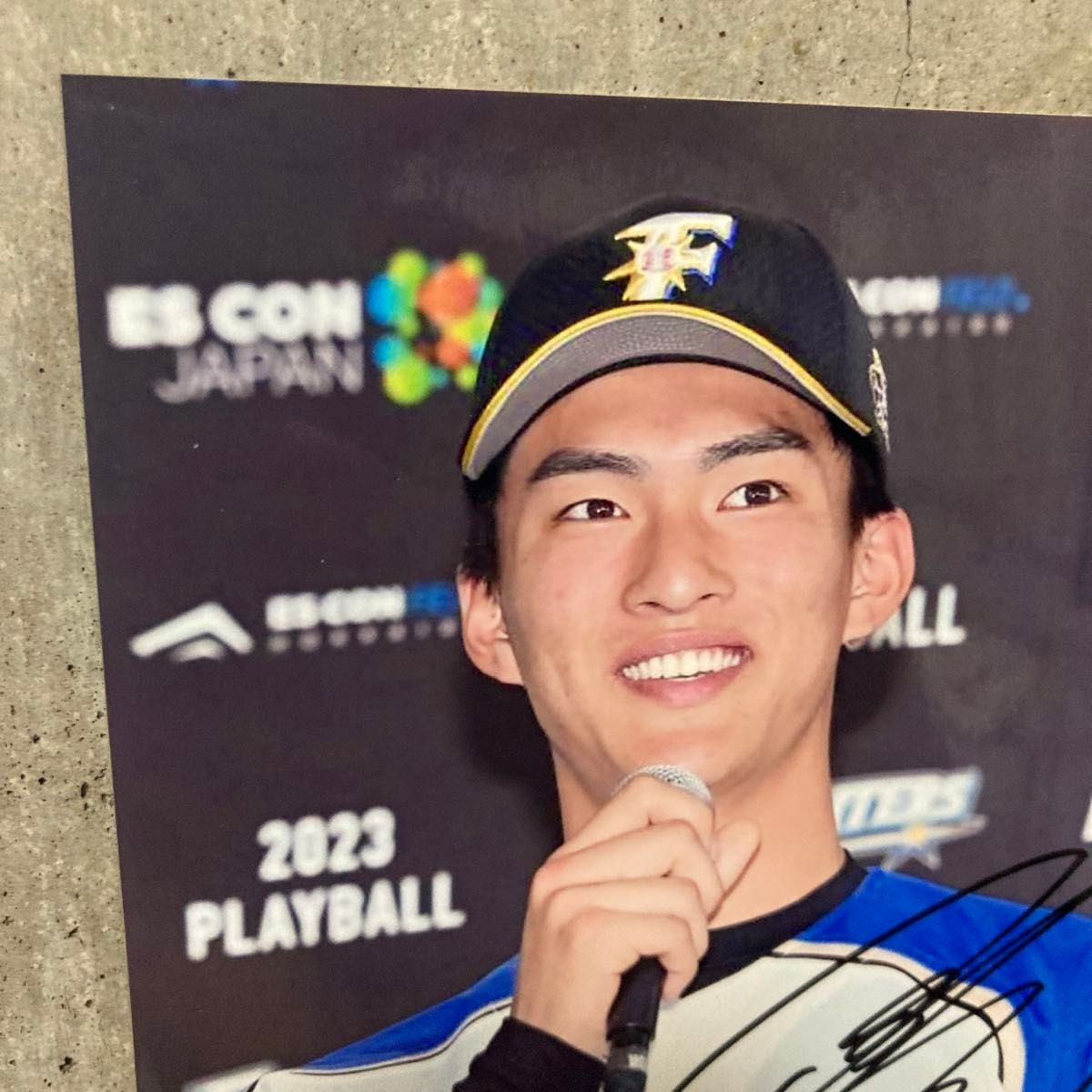 北海道日本ハムファイターズ 達孝太選手 直筆サイン入り写真 2Lサイズ