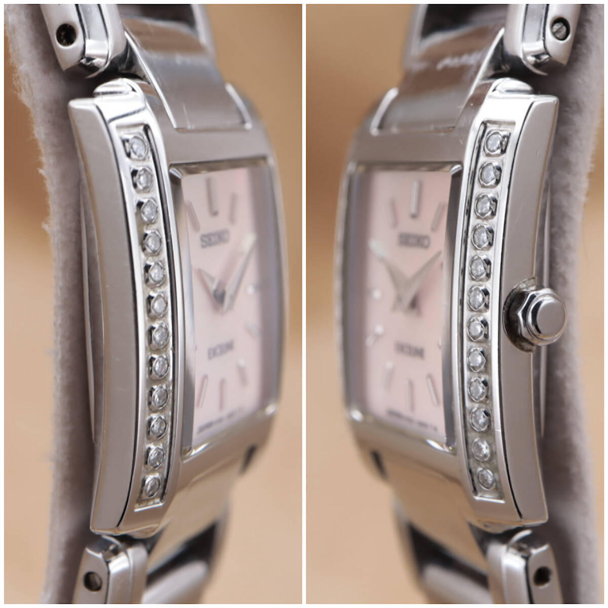 電池交換/洗浄済】SEIKO EXCELINE 1F20-0AD0 セイコー エクセリーヌ