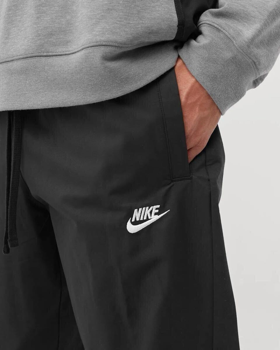 S 新品 NIKE ナイキ ウーブンパンツ ブラック 黒 ジョガーパンツ