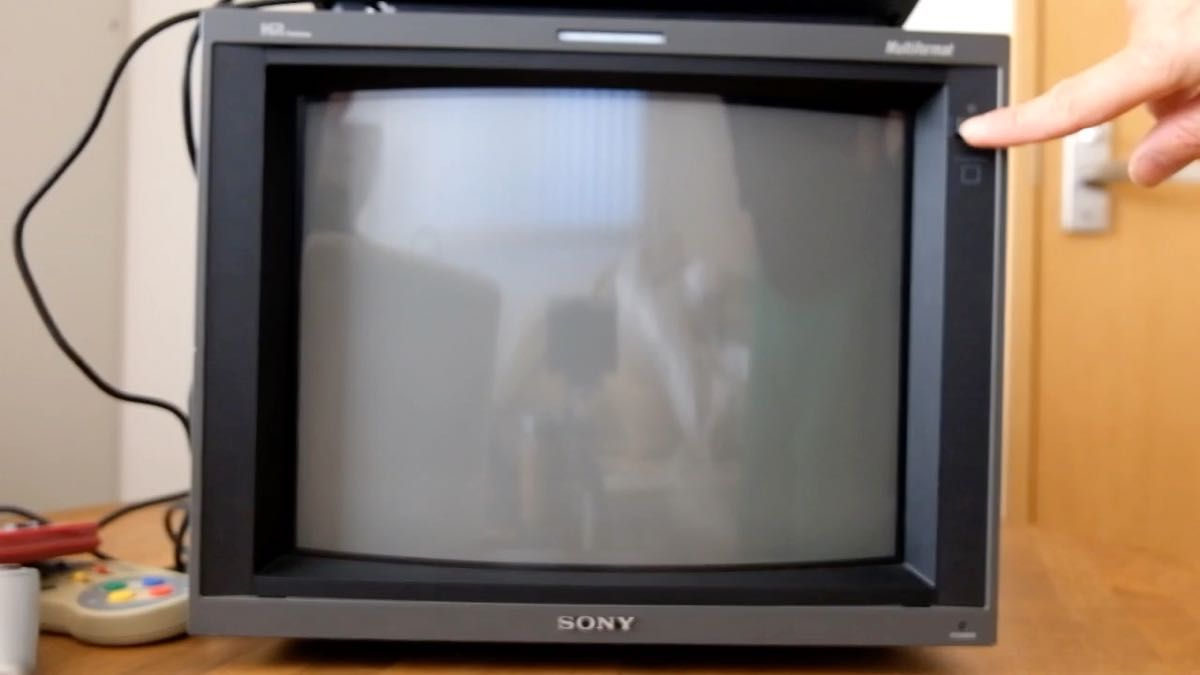 SONY PVM-D14L5DJ 14インチ 業務用ブラウン管モニター マルチ