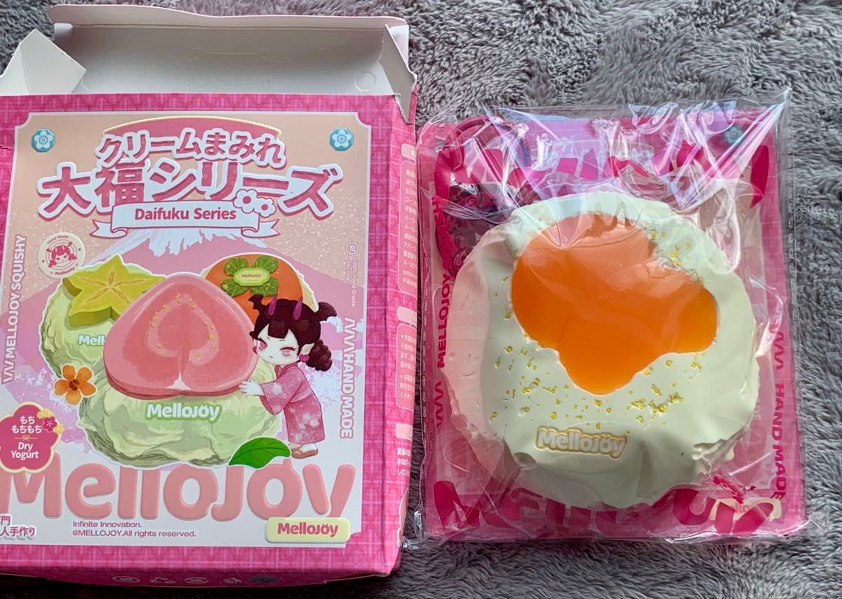メロジョイ Mellojoy スクイーズ 大福シリーズ みかん ミカン｜Yahoo