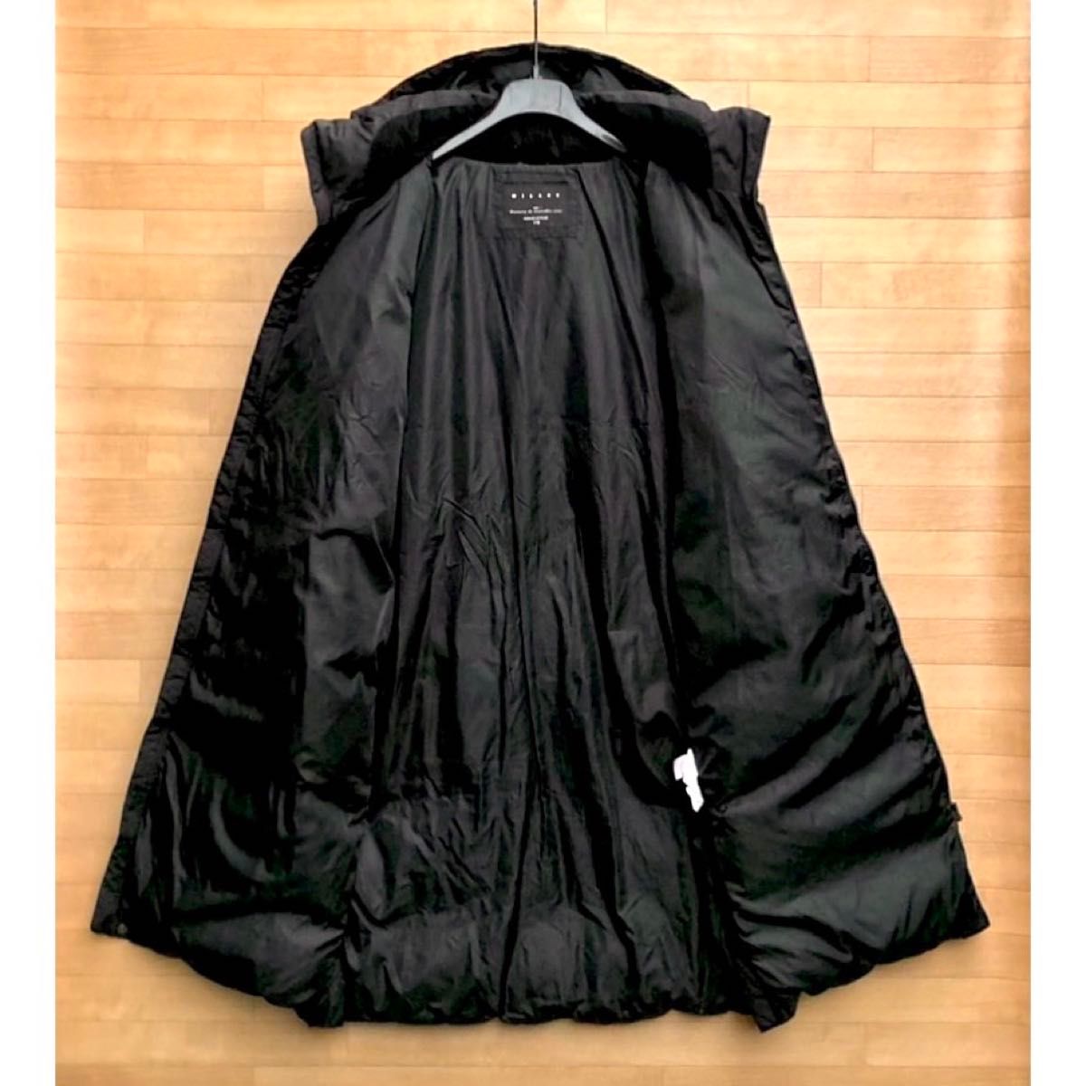 2XL ミレー ダウンジャケット 黒 MILLET ダウンコート ロングダウン