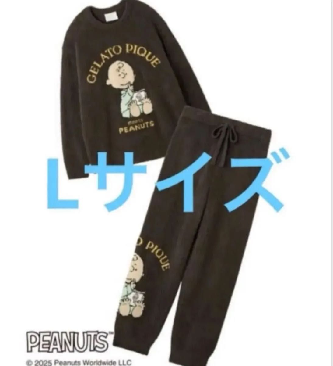 ジェラートピケ ジャガードプルオーバー＆ロングパンツセット