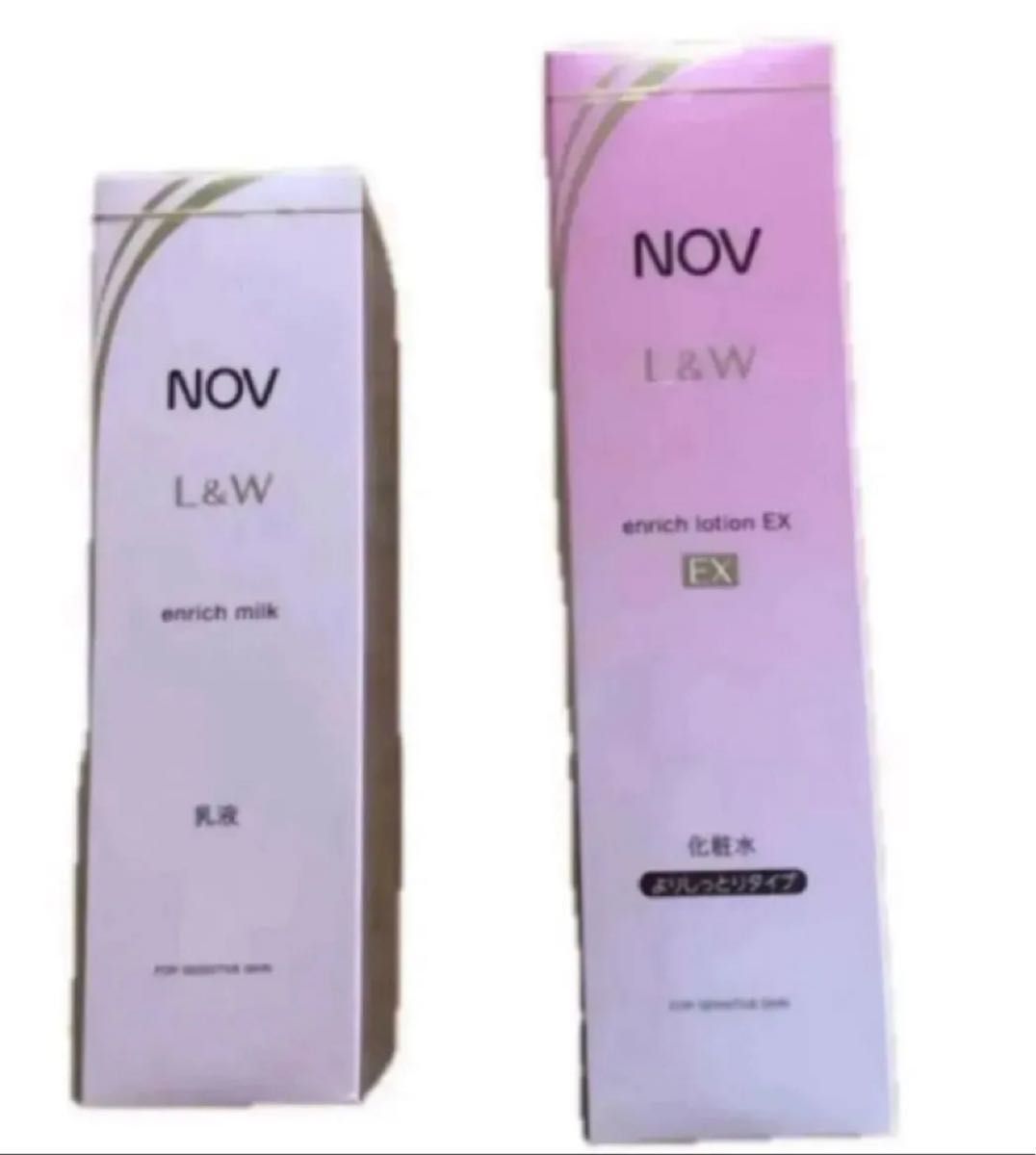 NOV L&W エンリッチクリーム・ミルク・化粧水セット3点セット Amazon