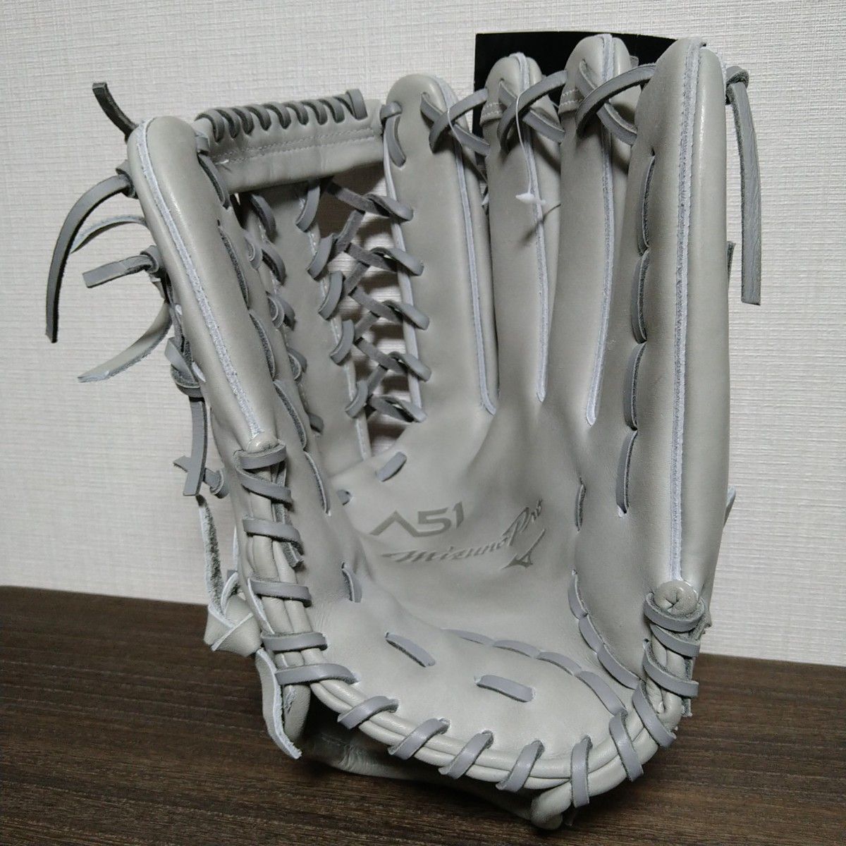 未使用］ミズノプロ A51 グレー 軟式 外野手用 グラブ イチローモデル