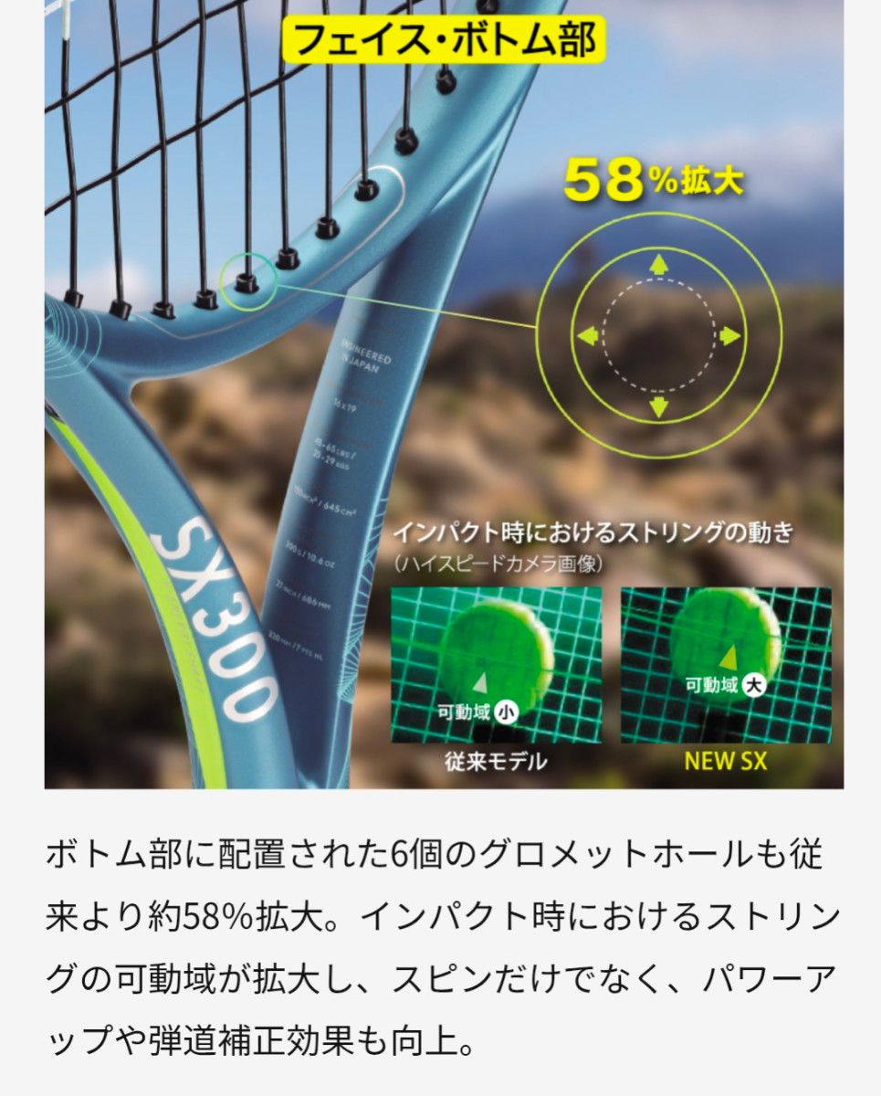 DUNLOP SX300 テニスラケット 2本セット グリップサイズ 2｜Yahoo