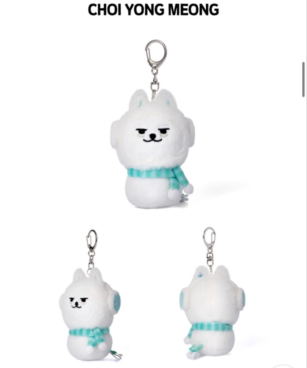 新作】新品TXT プルバトゥ PLUSH KEYRING スビン SNOW ヨンモン