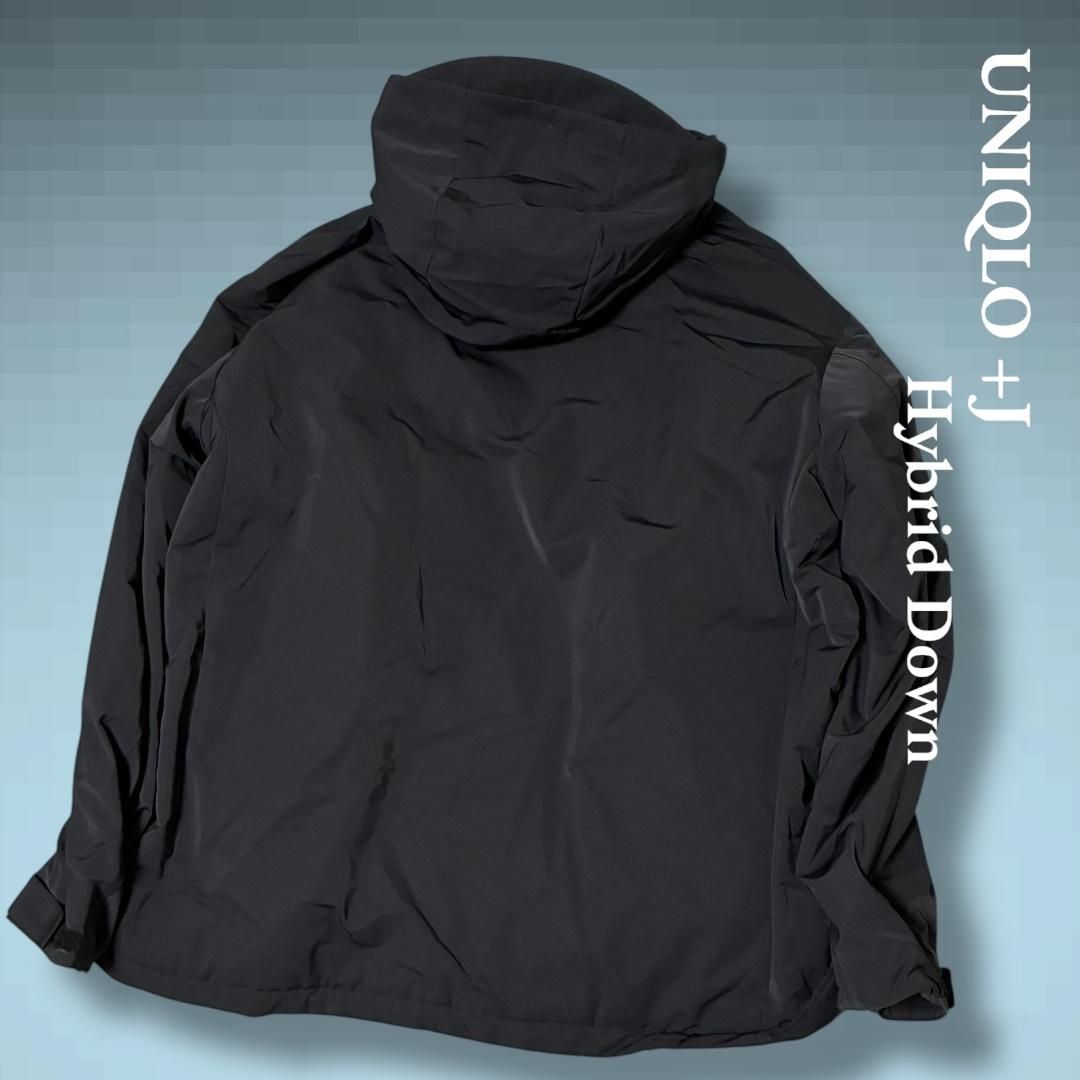 2024年 UNIQLO+J ハイブリッドダウンオーバーサイズパーカ 黒 XL