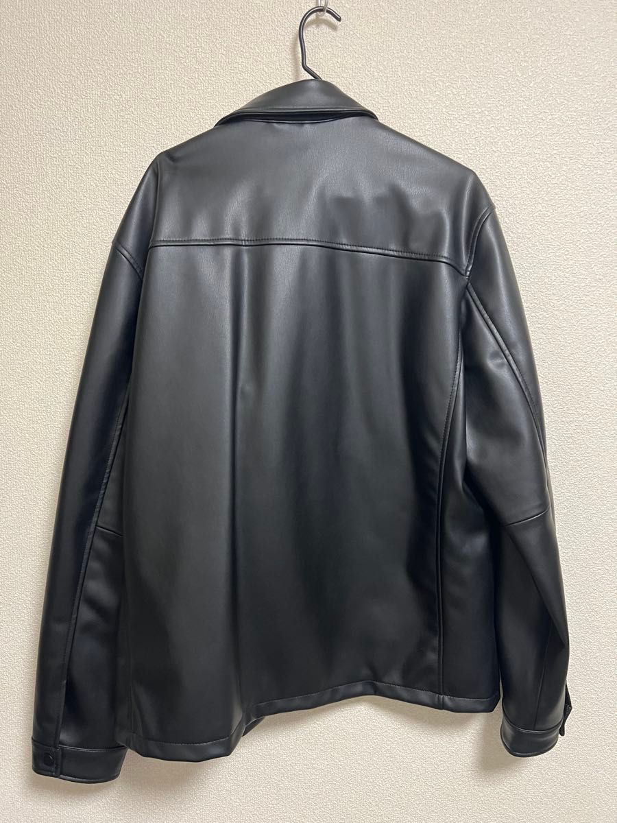 ZARA フェイクレザージャケット Lサイズ 新品｜Yahoo!フリマ（旧PayPay