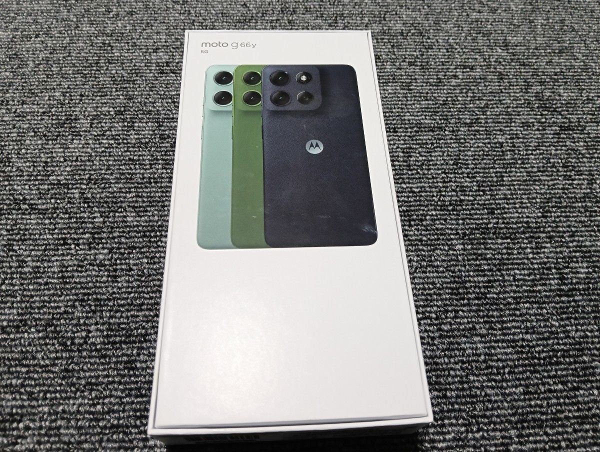 新品未開封 moto g 66y 5G ブラックオイスター SIMフリー motorola