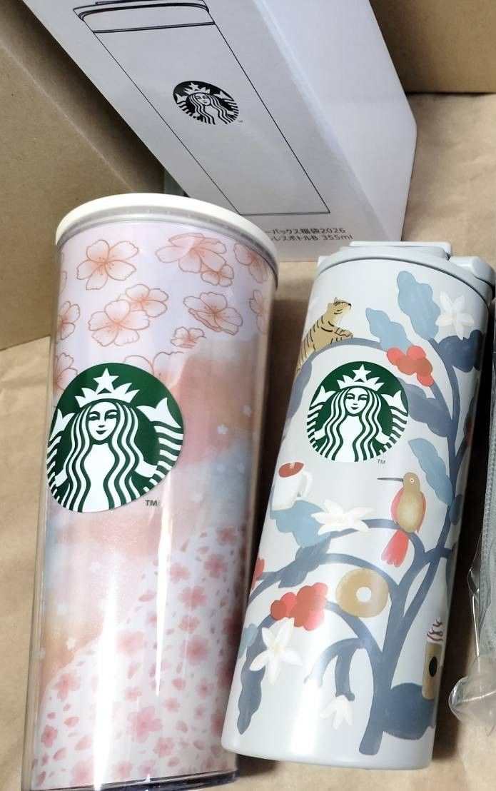 スターバックス 福袋 2026 タンブラー ステンレスボトル SAKURA2025 2