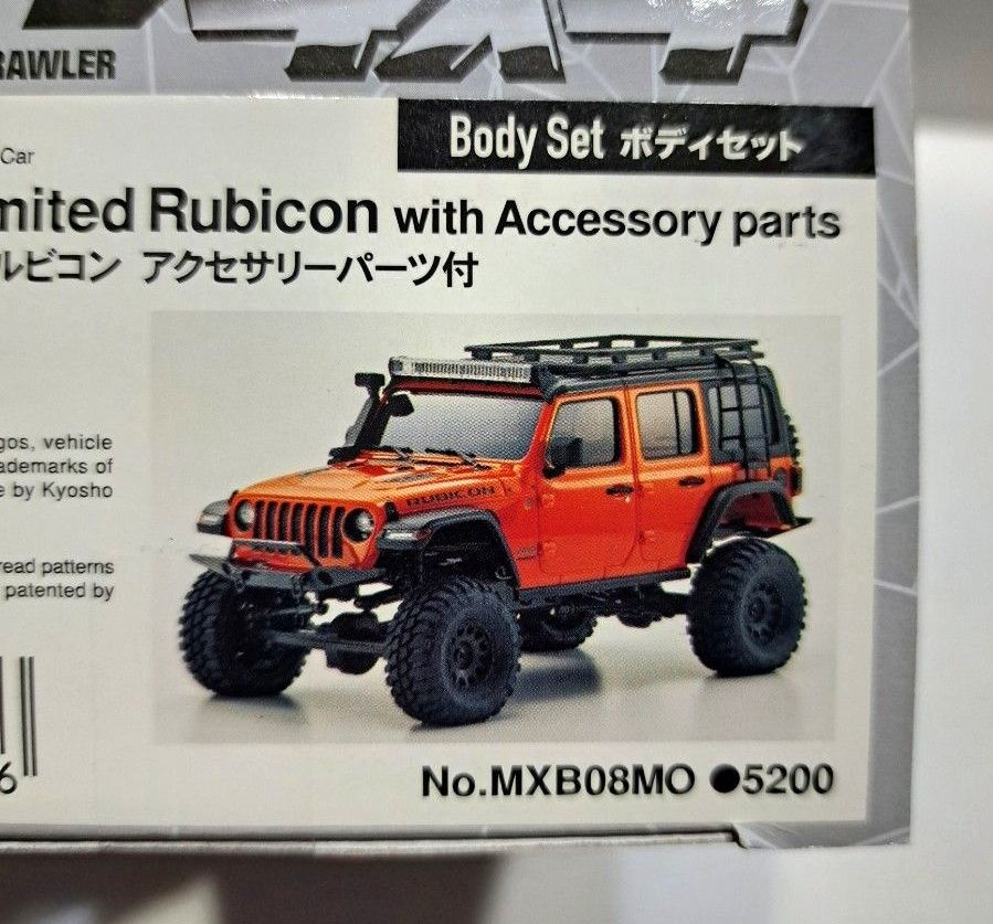 京商 ミニッツ4x4 ボディセットジープ ラングラー アンリミテッド