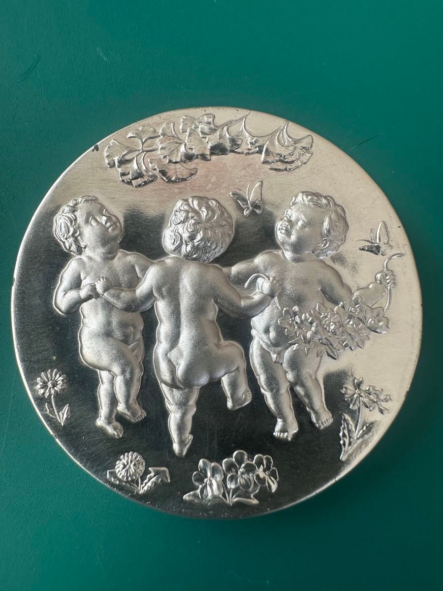 純銀126g】国際花と緑の博覧会記念貨幣発行記念メダル 造幣局製 ケース
