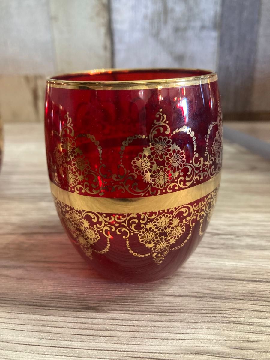 ベネチアングラス デキャンタ グラス セット 酒器 金彩 ガラス
