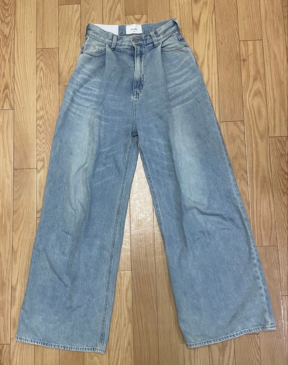 CLANE Suzu TUCK WIDE DENIM クラネ 広瀬すず｜Yahoo!フリマ（旧PayPay