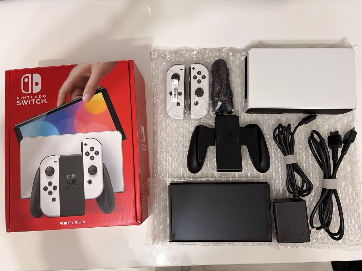 Nintendo Switch 有機EL モデル Joy-Con (L)/(R) ホワイト ドック AC