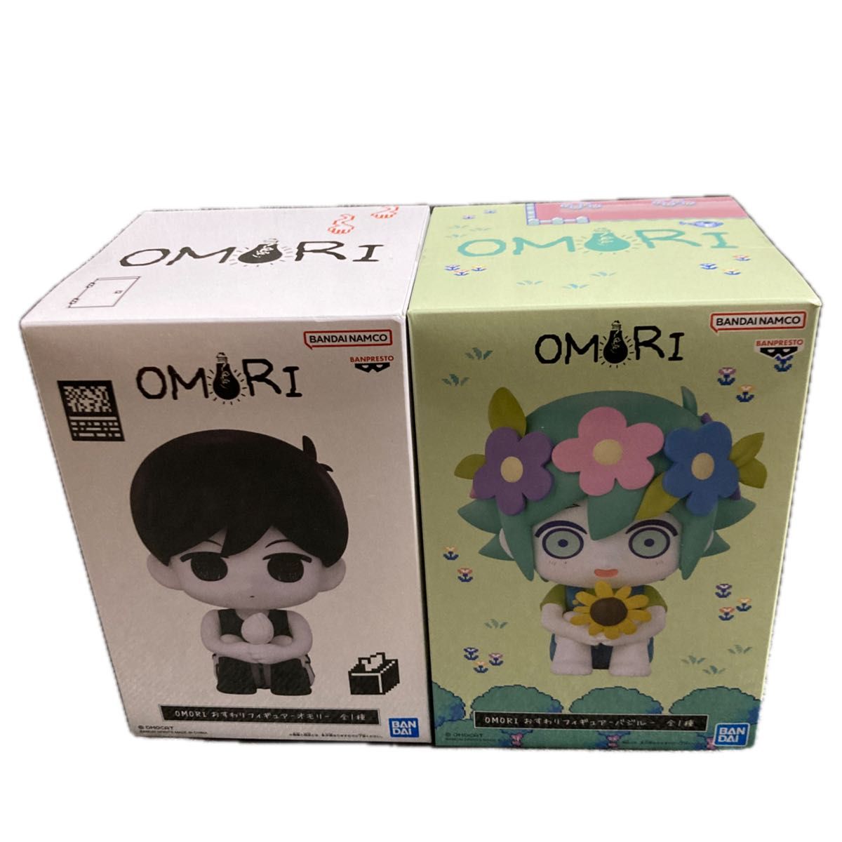 未開封発送）OMORI おすわりフィギュア オモリ バジル 2種セット