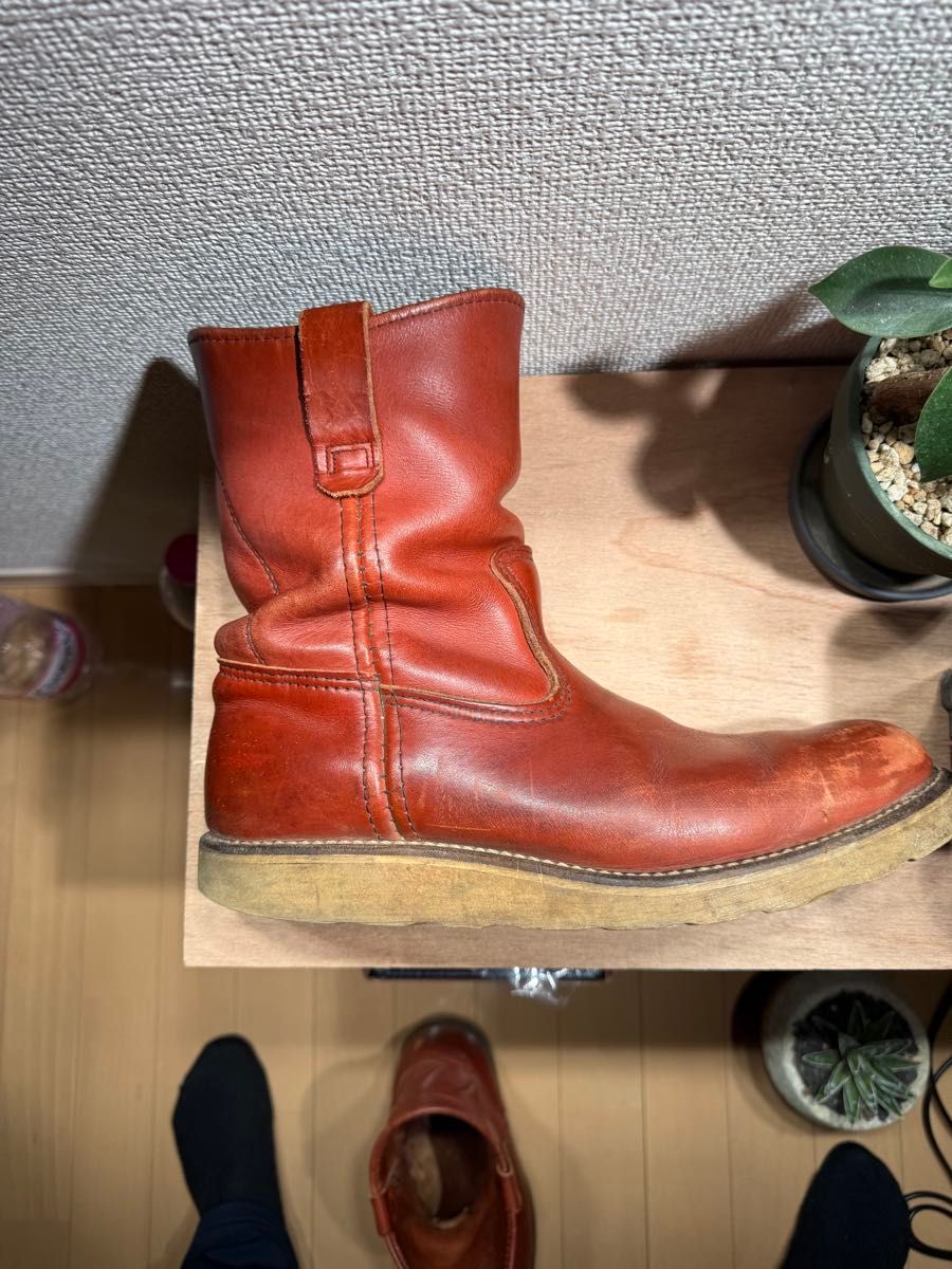レッドウィング ペコスブーツ 犬タグ REDWING USA製 93年制 25 5cm
