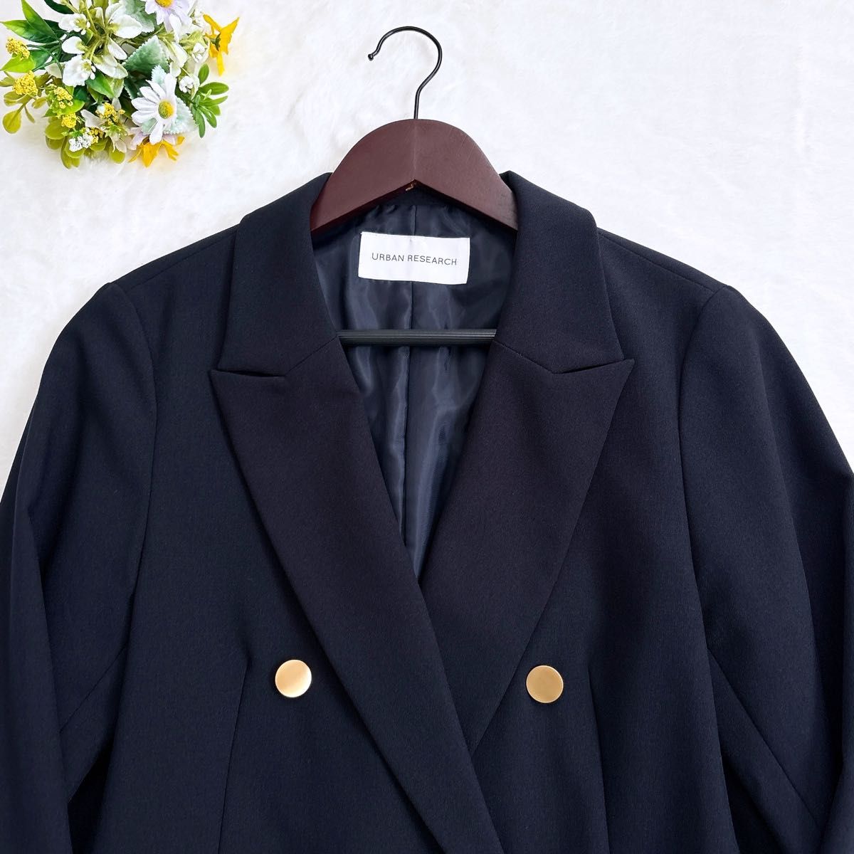 美品》URBAN RESEARCH ダブルブレストブレザージャケット テーラード