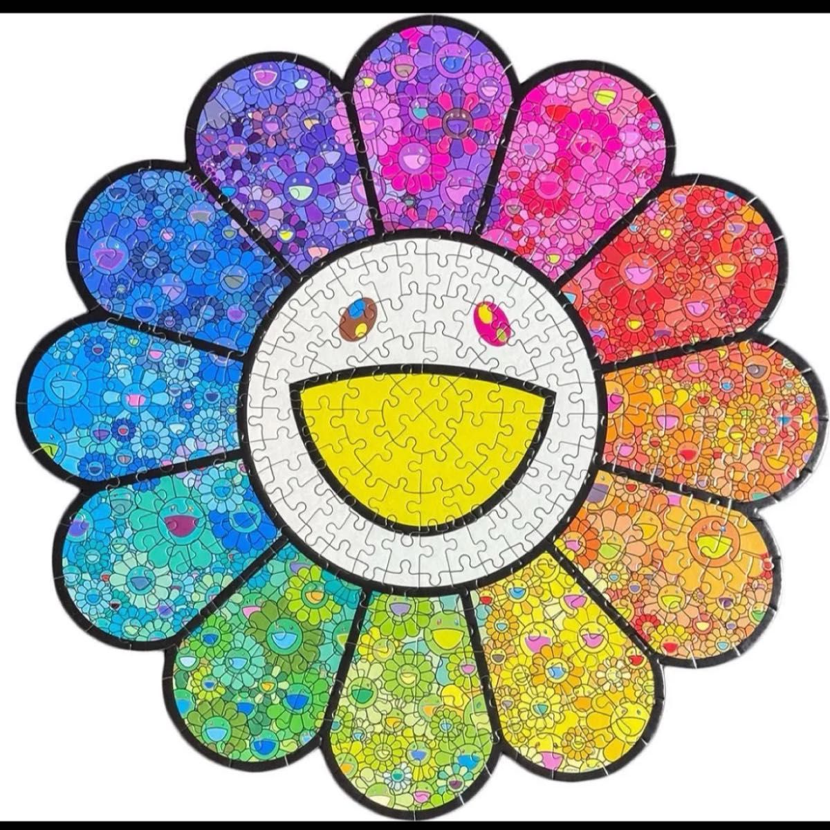 新作】村上隆 A Flower Forest Jigsaw Puzzle フラワー型