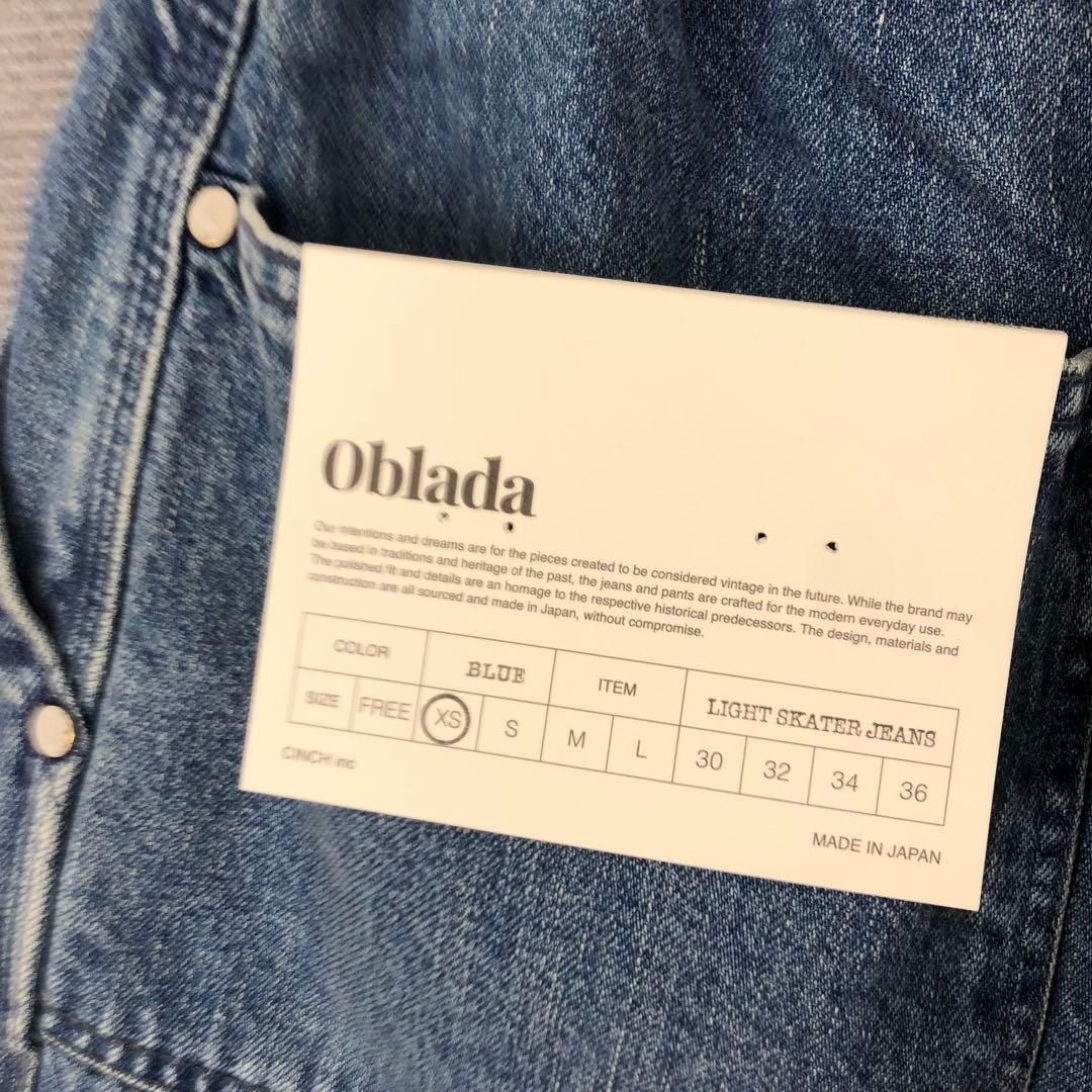 美品 Oblada SKATER JEANS XS BLUE CINCH｜Yahoo!フリマ（旧PayPayフリマ）