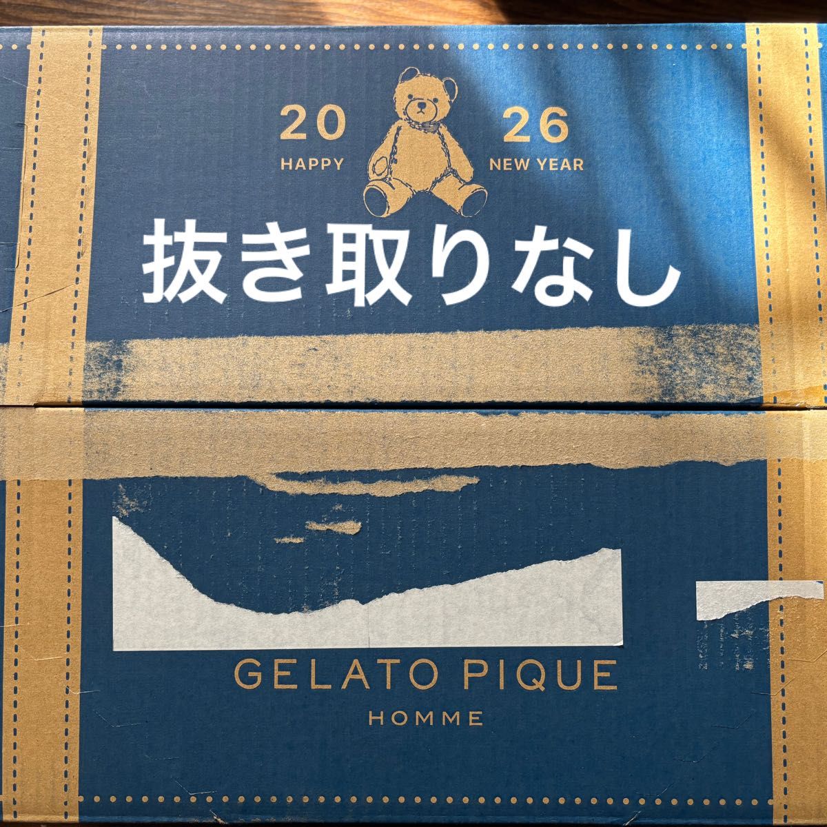 MEN'S SIZE】オンラインストア限定 GELATO PIQUE HOMME HAPPY BOX 2026