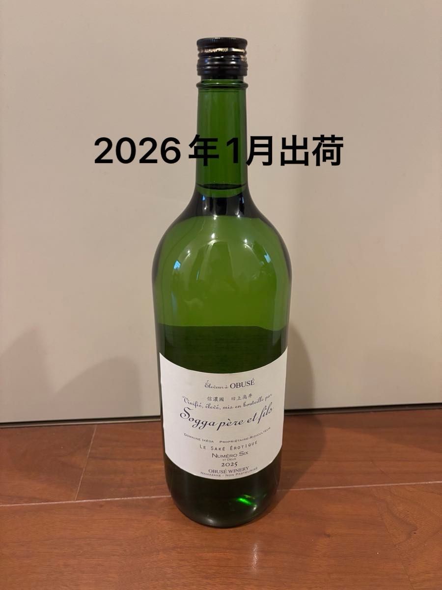 2026年1月出荷 ソガペールエフィス 小布施ワイナリー ヌメロシス 6号