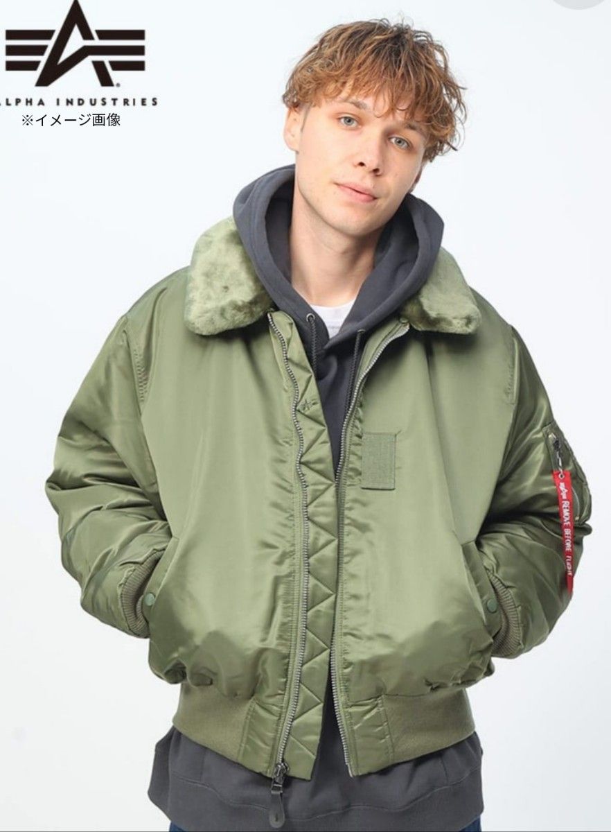 ALPHA INDUSTRIES B-15 フライトジャケット MA-1 前身モデル 襟ボア