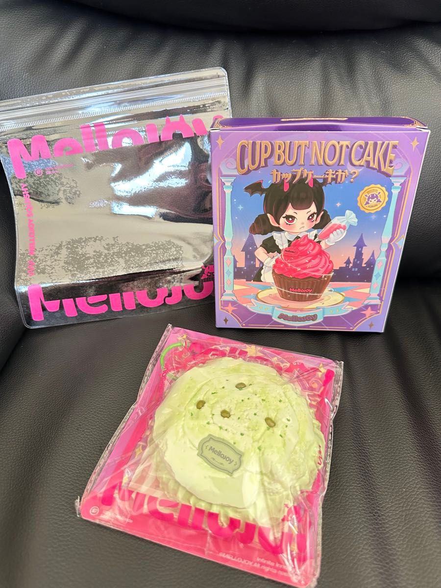 Mellojoy メロジョイ カップケーキか スクイーズ グリーンティー