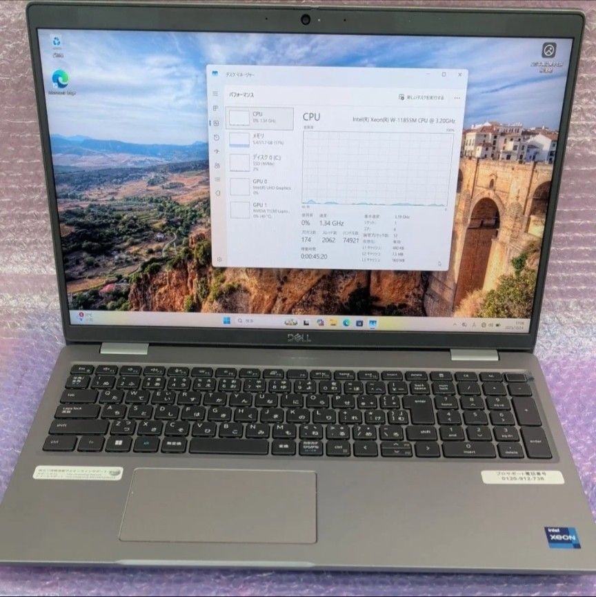 Windowsノート本体 DELL Precision 3561 XEON W-11855M T1200 Dell