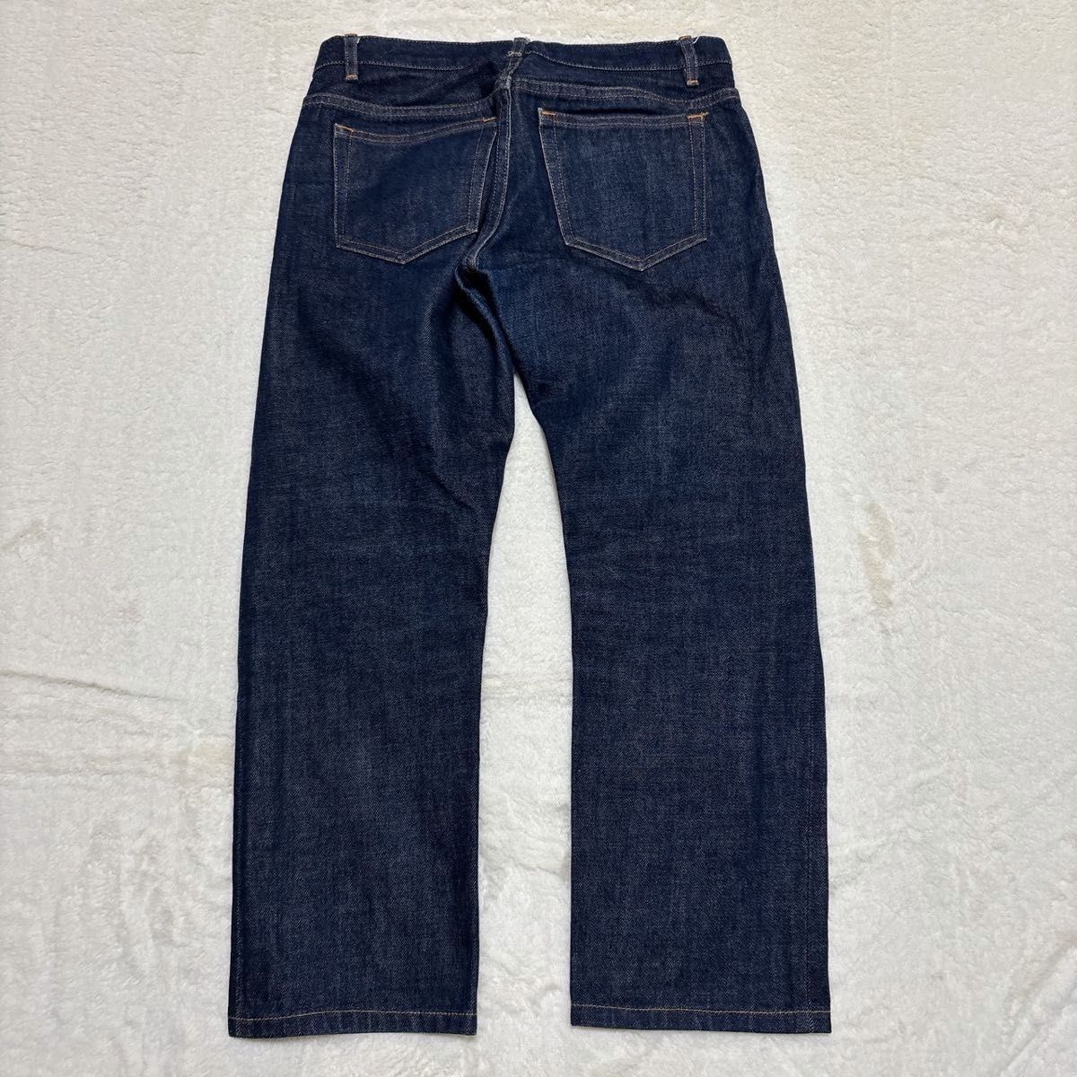 美品 A P C アーペーセー NEW STANDARD ストレートデニムパンツ メンズ