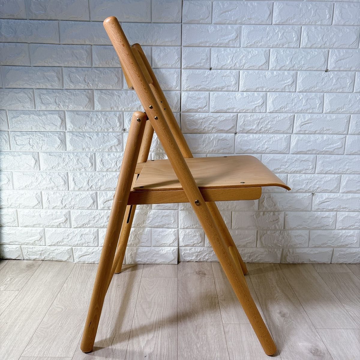 無印良品 MUJI 折りたたみチェア 椅子 天然木 ブナ材 廃盤 人気 家具