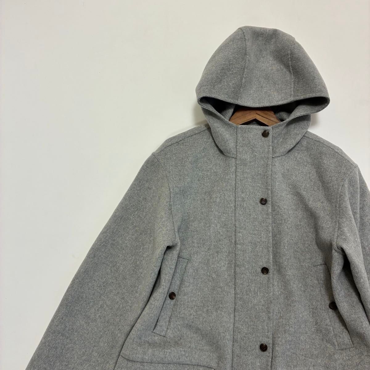 Theory セオリー 23AW New Divide GC ST Parka DF グレー P カシミヤ混