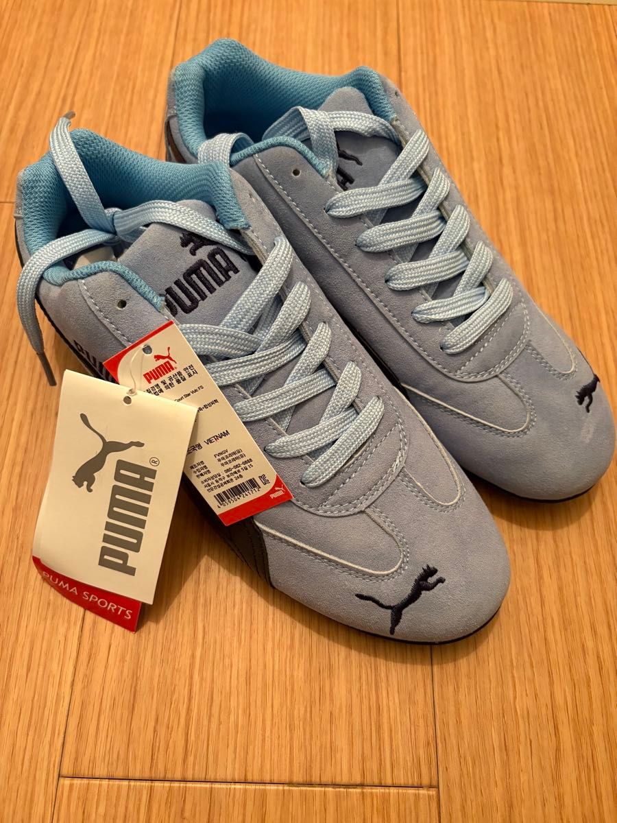 PUMA スピードキャット 水色 ブルー プーマ スニーカー スウェード