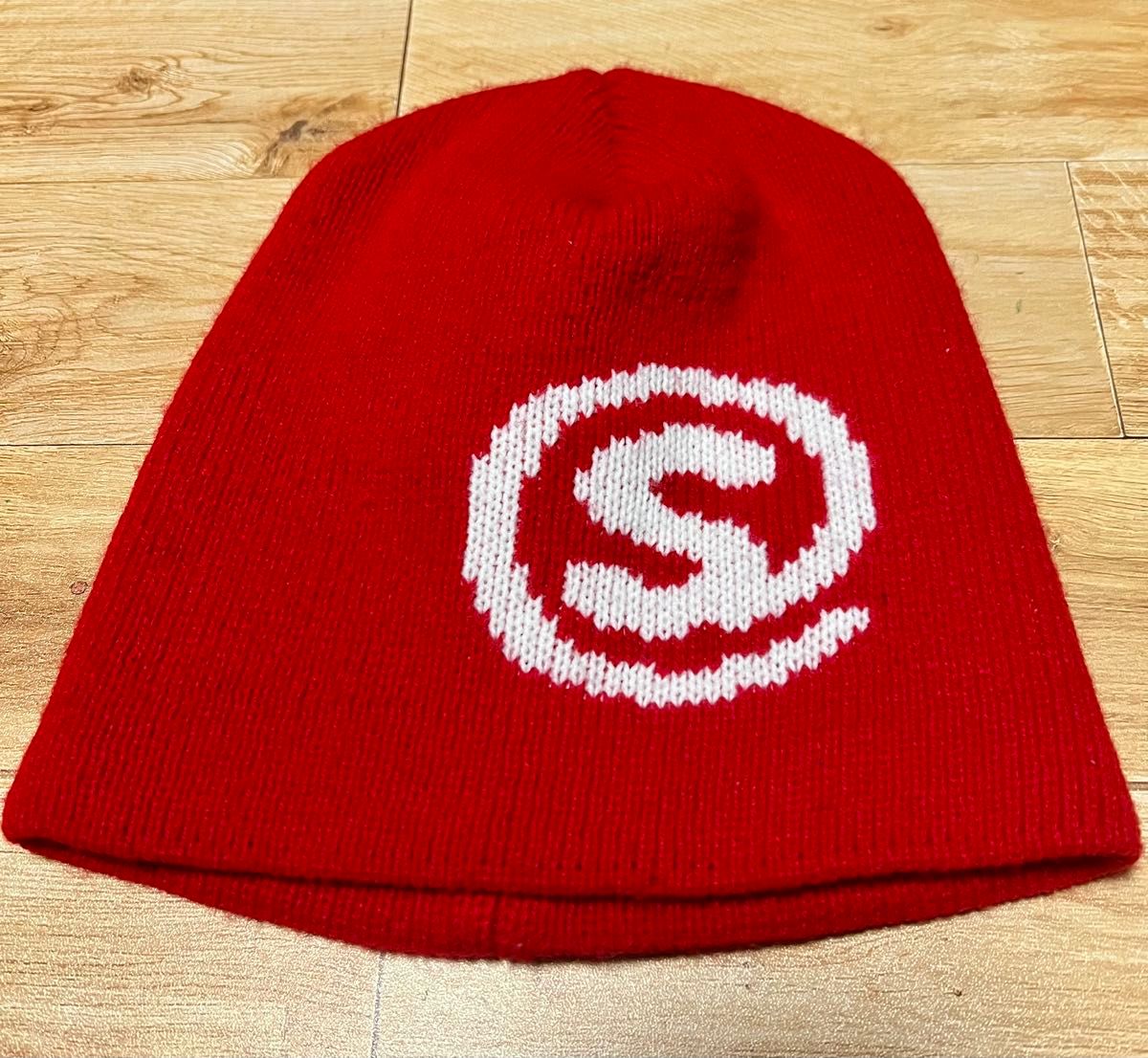 OLD STUSSY ビーニー ニット帽 90s Y2K USA製 ステューシー ニット